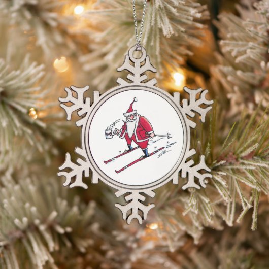 Schneeflocken aus Snowflake Zinn-Ornament (Baum)