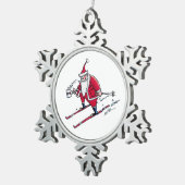 Schneeflocken aus Snowflake Zinn-Ornament (Rechts)