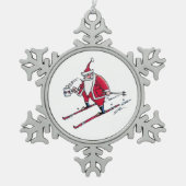 Schneeflocken aus Snowflake Zinn-Ornament (Vorderseite)