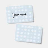 Schneeflocken Ausweis (Vorder- & Rückseite)