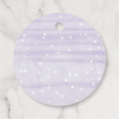 Schneeflocken Baby Es ist kalt draußen Babydusche Geschenkanhänger (Rückseite)