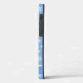 Schneeflocken Babyblume personalisierter Name Case-Mate iPhone Hülle (Rückseite / Links)