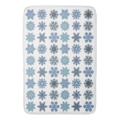 Schneeflocken Badematte (Vorderseite Vertikal)