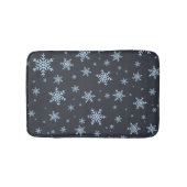 Schneeflocken Badematte (Vorderseite)