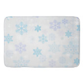 Schneeflocken Badematte (Vorderseite)