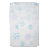 Schneeflocken Badematte (Vorderseite Vertikal)