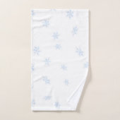 Schneeflocken Badhandtuch Set (Handtuch)