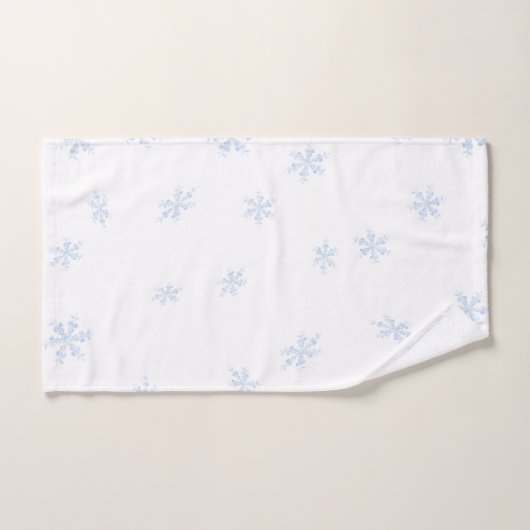 Schneeflocken Badhandtuch Set (Handtuch)