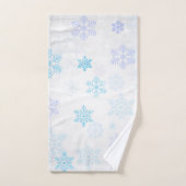 Schneeflocken Badhandtuch Set (Handtuch)