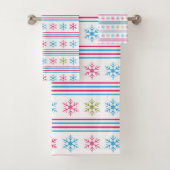 Schneeflocken Badhandtuch Set (Insitu)