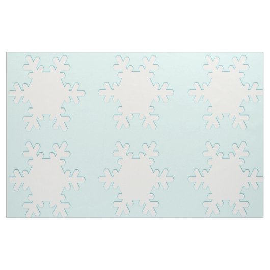 Schneeflocken Baumwollstoff Stoff (Yard (91,4 cm))