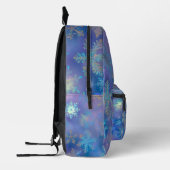 Schneeflocken Bedruckter Rucksack (Links)