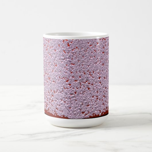 Schneeflocken-Blasen-Baum Kaffeetasse (Mittel)