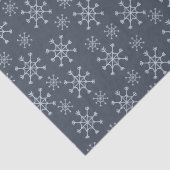 Schneeflocken - blau seidenpapier (Detail)