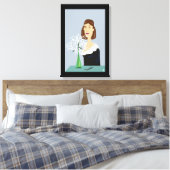 Schneeflocken-Blume Leinwanddruck (Insitu (Schlafzimmer))