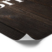 Schneeflocken, Brautparty-Willkommenspopster Poster (Ecke)