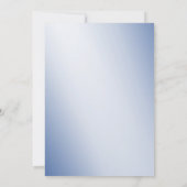 Schneeflocken Bridal Dusche Einladung 2 (Rückseite)