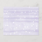Schneeflocken Budget Babyduschratenkarte (Rückseite)