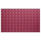 Schneeflocken - Burgunder Wein und Rosa Stoff (Yard (91,4 cm))