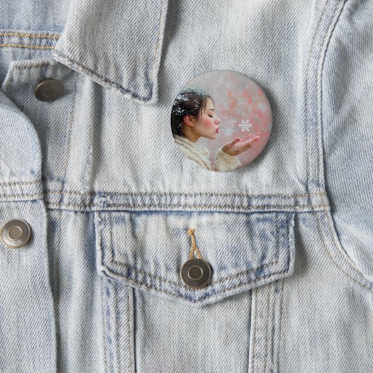 Schneeflocken Button (Beispiel)
