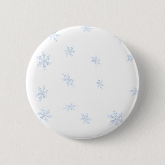 Schneeflocken Button (Vorderseite)