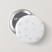 Schneeflocken Button (Vorne & Hinten)