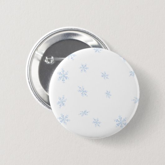 Schneeflocken Button (Vorne & Hinten)