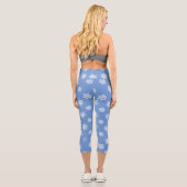 Schneeflocken Capri Leggings (Rückseite)