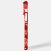 Schneeflocken Case-Mate iPhone Hülle (Rückseite / Links)