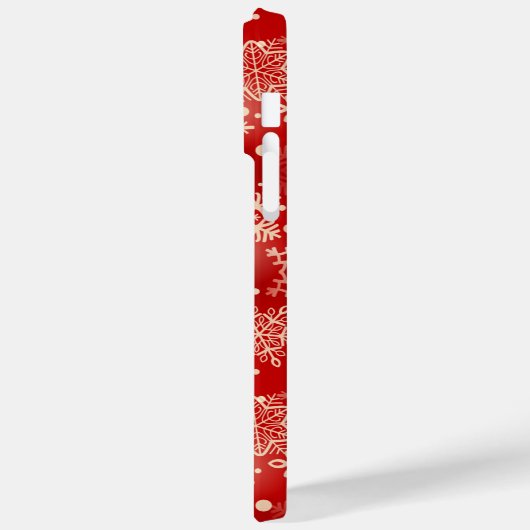 Schneeflocken Case-Mate iPhone Hülle (Rückseite / Links)