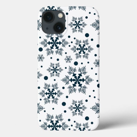 Schneeflocken Case-Mate iPhone Hülle (Rückseite)
