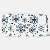 Schneeflocken Case-Mate iPhone Hülle (Rückseite (Horizontal))