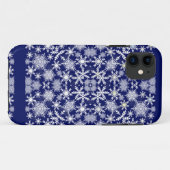 Schneeflocken Case-Mate iPhone Hülle (Rückseite (Horizontal))