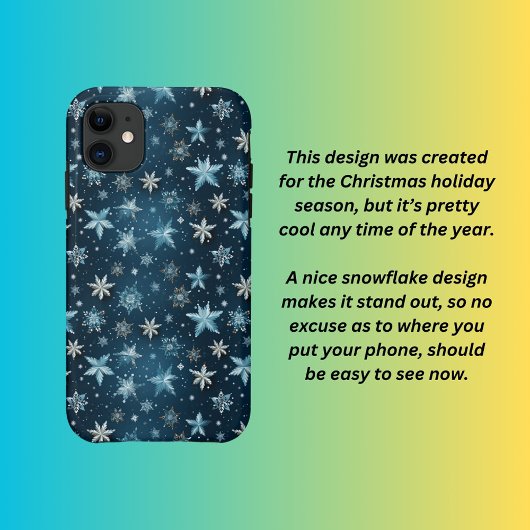 Schneeflocken Case-Mate iPhone Hülle