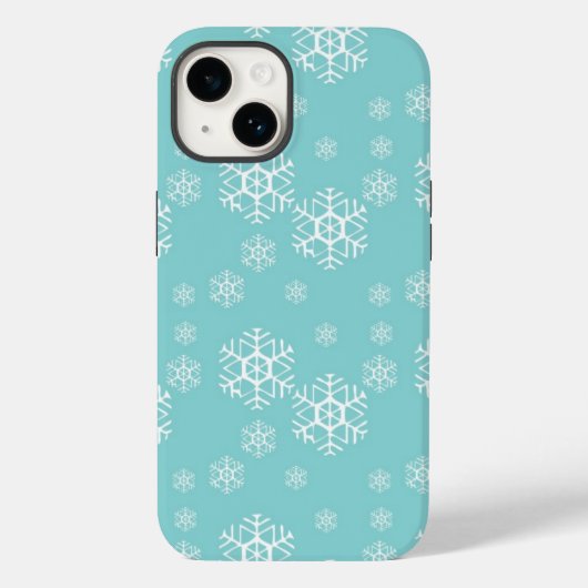 Schneeflocken Case-Mate iPhone Hülle (Rückseite)