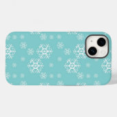 Schneeflocken Case-Mate iPhone Hülle (Rückseite (Horizontal))