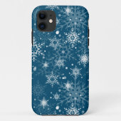 Schneeflocken Case-Mate iPhone Hülle (Rückseite)