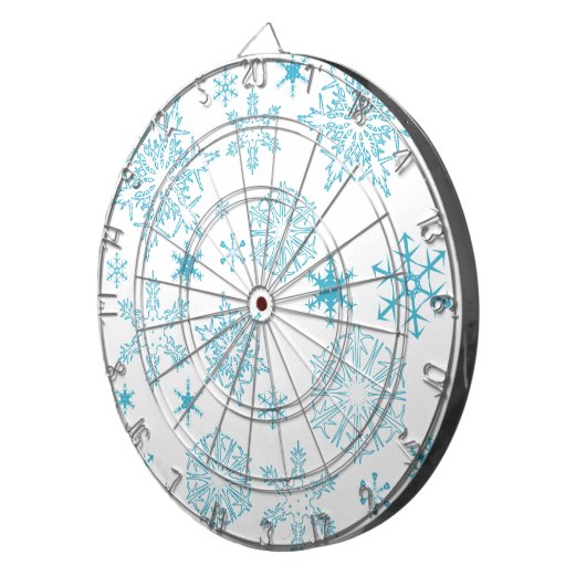 Schneeflocken Dartscheibe (Vorderseite rechts)