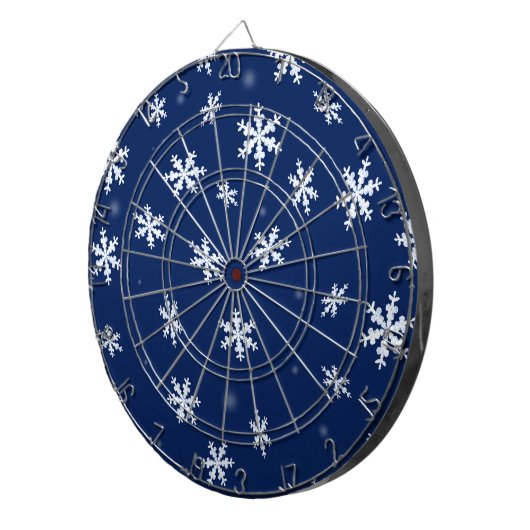Schneeflocken Dartscheibe (Vorderseite rechts)
