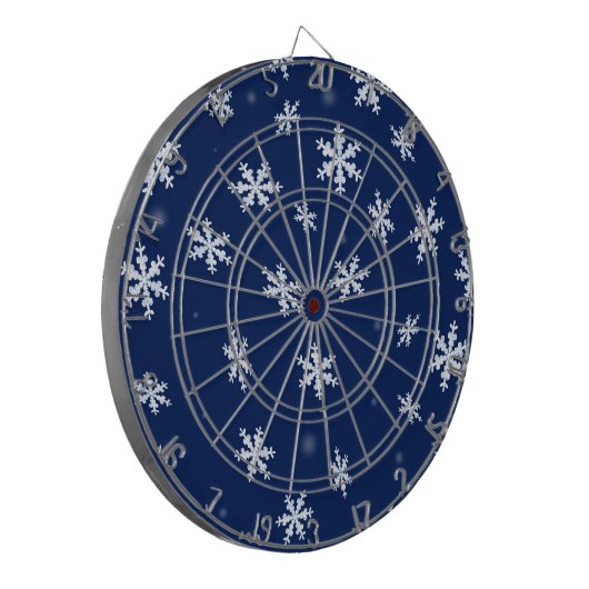 Schneeflocken Dartscheibe (Vorderseite Links)