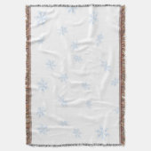 Schneeflocken Decke (Vorderseite Vertikal)