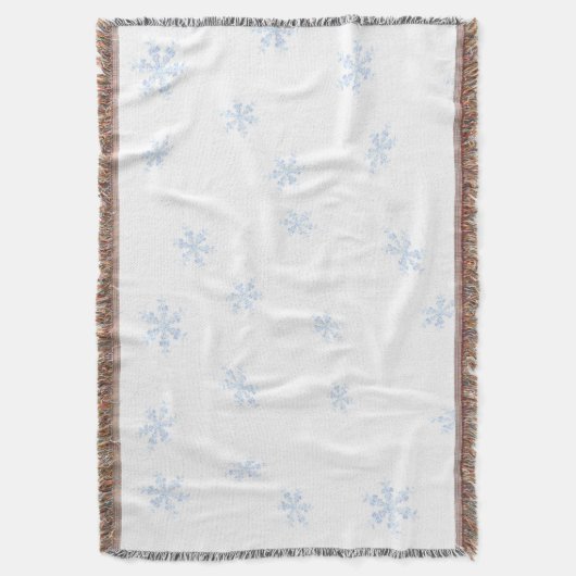 Schneeflocken Decke (Vorderseite Vertikal)