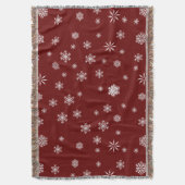 Schneeflocken Decke (Vorderseite Vertikal)
