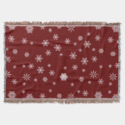 Schneeflocken Decke (Vorderseite)