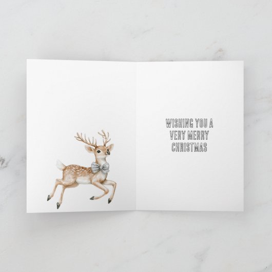 Schneeflocken Deferweihen Karte (Innenseite)