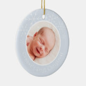 Schneeflocken der ersten Weihnachtsfeier der Keram Keramik Ornament (Rechts)