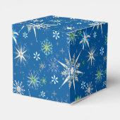 Schneeflocken der Mitte des Jahrhunderts im Überfl Geschenkschachtel (Rückseite)