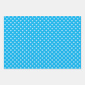 Schneeflocken DIY Hintergrundfarben Geschenkpapier Set (Vorderseite 3)