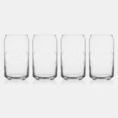 Schneeflocken Dosenglas (Rechts)