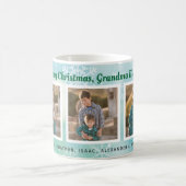 Schneeflocken | Drei Fotos Weihnachten Kaffeetasse (Mittel)